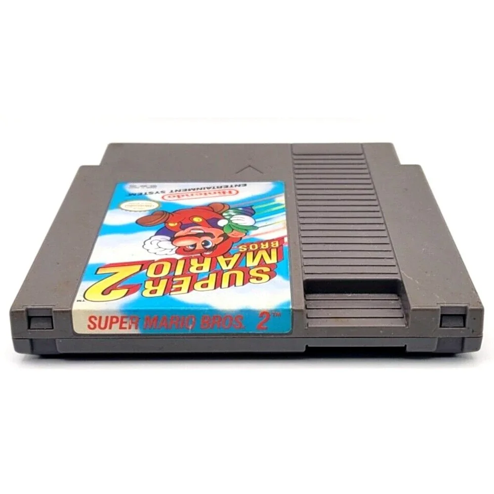 Super Mario Bros. 2 (Nintendo NES,‎ 1985) NES Tested & Works